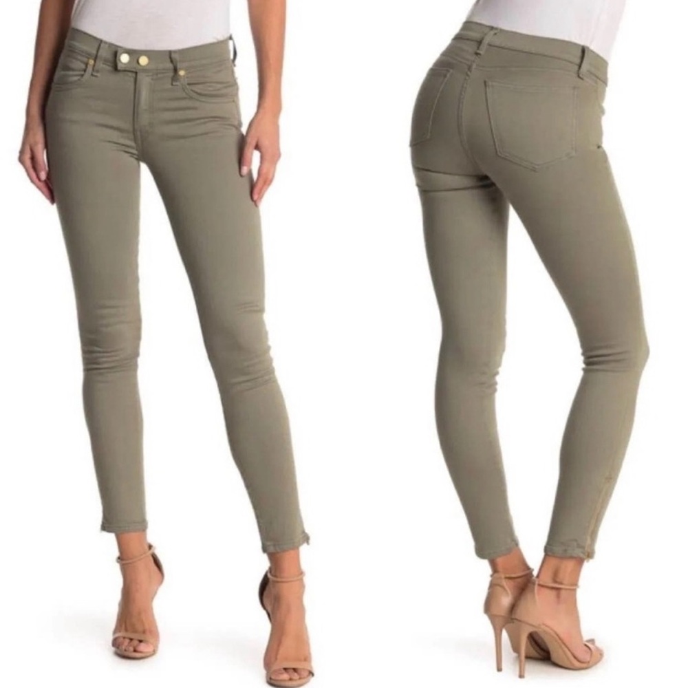 Ramy Brook NY Katie Sage Green Ankle Zipper Design Skinny Jean Pants NWT Size 29